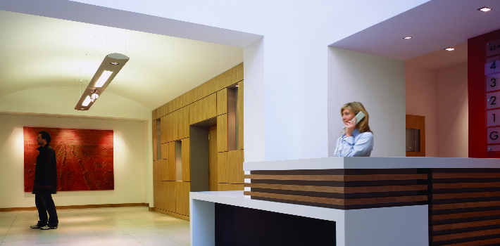 Hotel Reception Lighting Installation